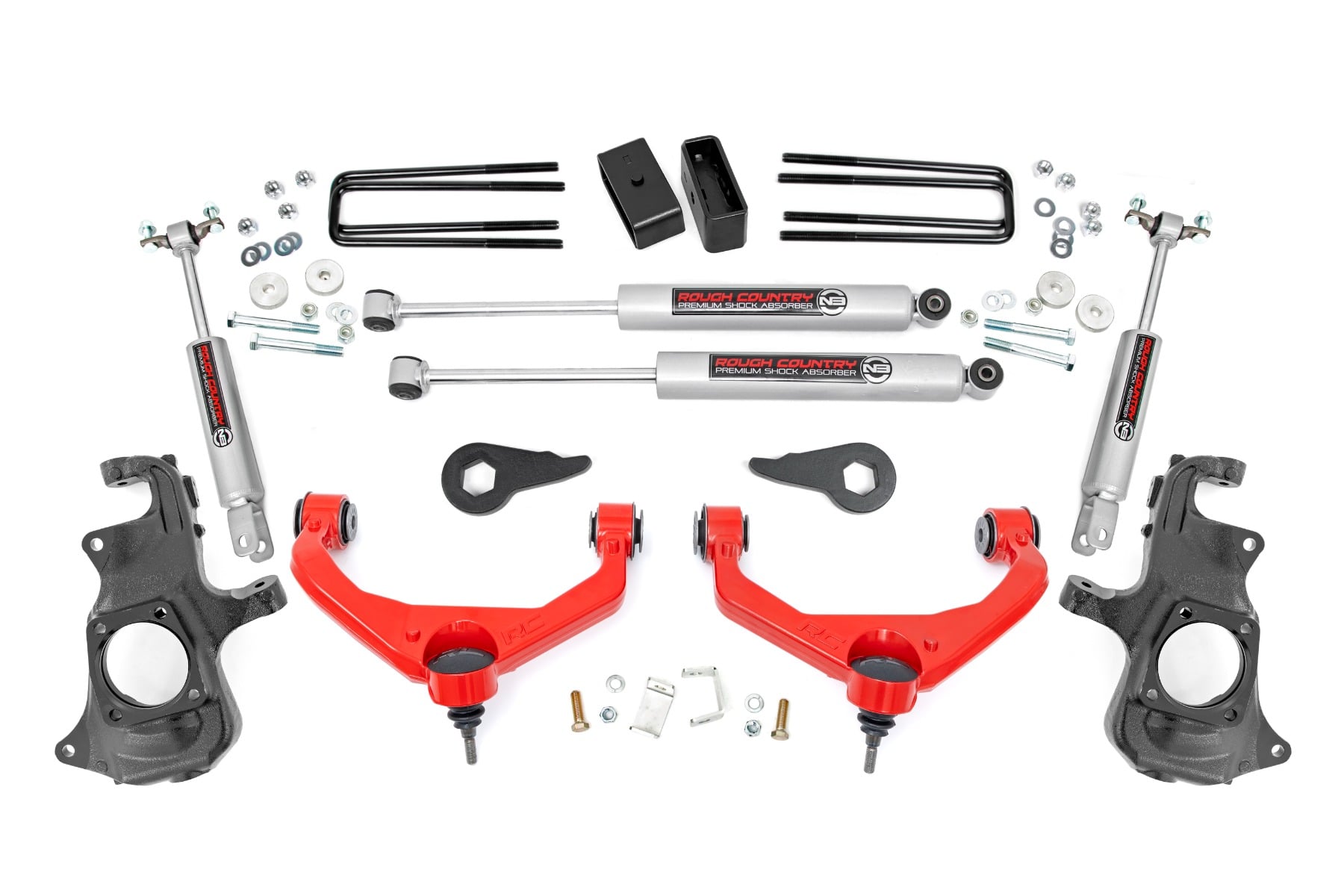 3.5 Inch Lift Kit | Knuckle | w/ Overloads | Chevy/GMC 2500HD/3500HD (11-19)