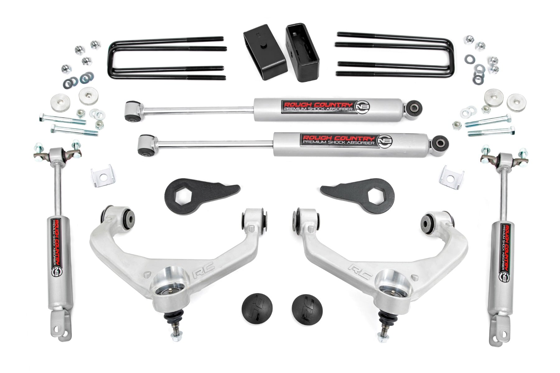 3.5 Inch Lift Kit | w/ Overloads | Chevy/GMC 2500HD/3500HD (11-19)