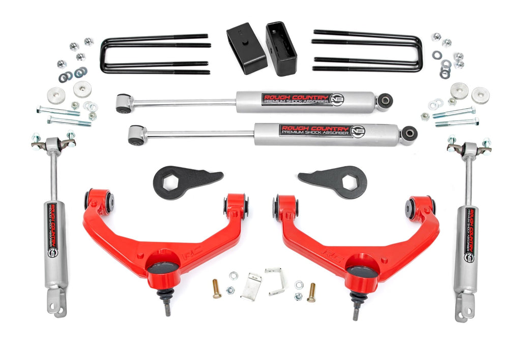 3.5 Inch Lift Kit | w/ Overloads | Chevy/GMC 2500HD/3500HD (11-19)