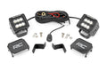 LED Light Kit | Ditch Mount | 2" Black Pair | Flood | Ford F-150 (15-26)/F-150 Lightning (22-26)