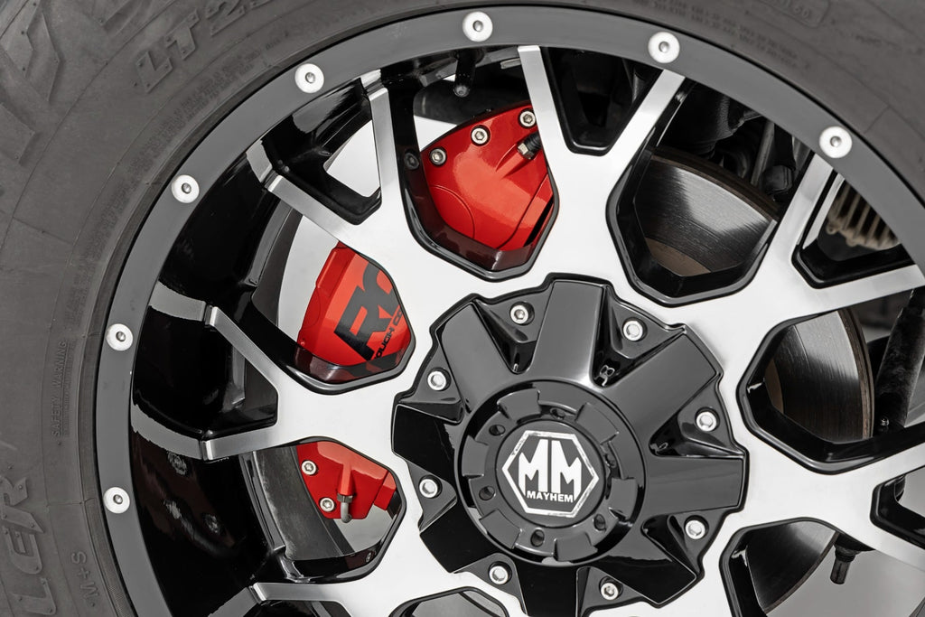 Caliper Covers | Front and Rear | Red | Chevy/GMC Sierra 1500 (19-26)/Silverado 1500 (19-26)