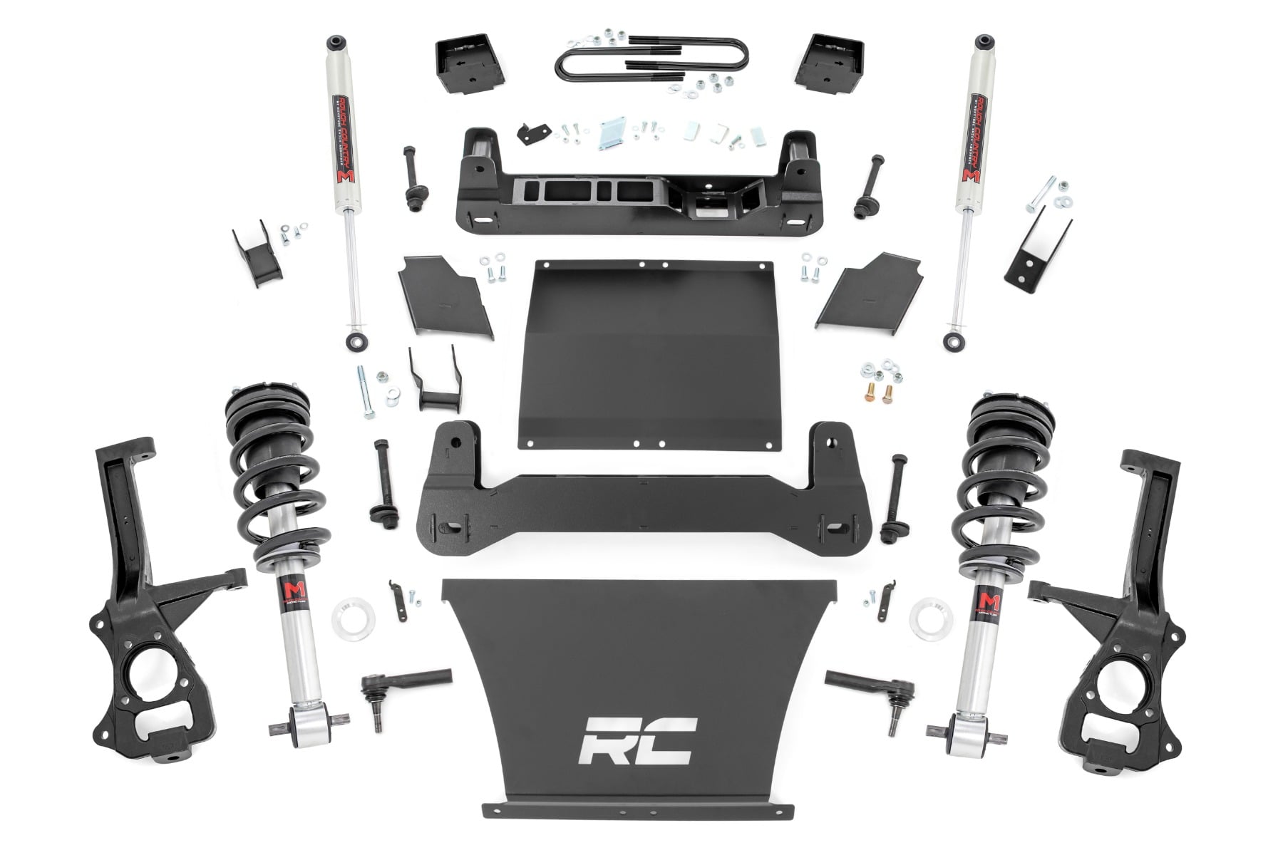 6 Inch Lift Kit | Mono Leaf Rear | M1 Struts/M1 | Chevy Silverado 1500 (25-26)