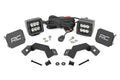 LED Light Kit | Ditch Mount | 2" Black Pair | Spot | Toyota Land Cruiser (24-26)
