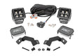 LED Light Kit | Ditch Mount | 2" Black Pair | Amber DRL | Toyota Land Cruiser (24-26)