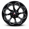 Black Lotus Gloss Black/Milled Spokes Wheel 20x10 | 6x135 / 6x139.7 -12
