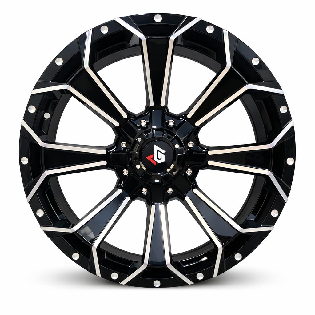 Iron Sentinel Gloss Black/Machined Wheel 20x9 | 6x135 / 6x139.7 ET 0