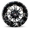 Inferno Helix Black Machined Wheel 20x10 | 6x135 / 6x139.7 -24