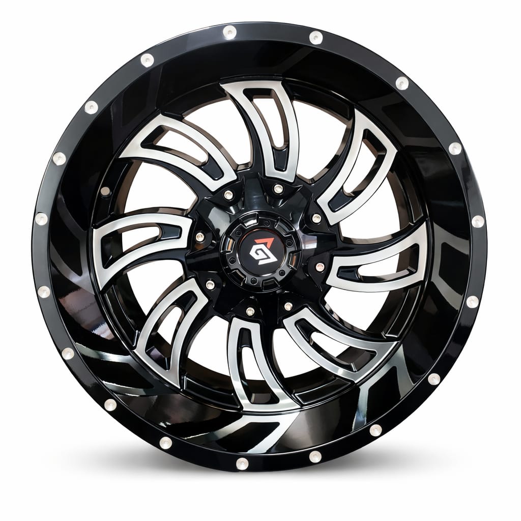 Inferno Helix Black Machined Wheel 20x10 | 6x135 / 6x139.7 -24