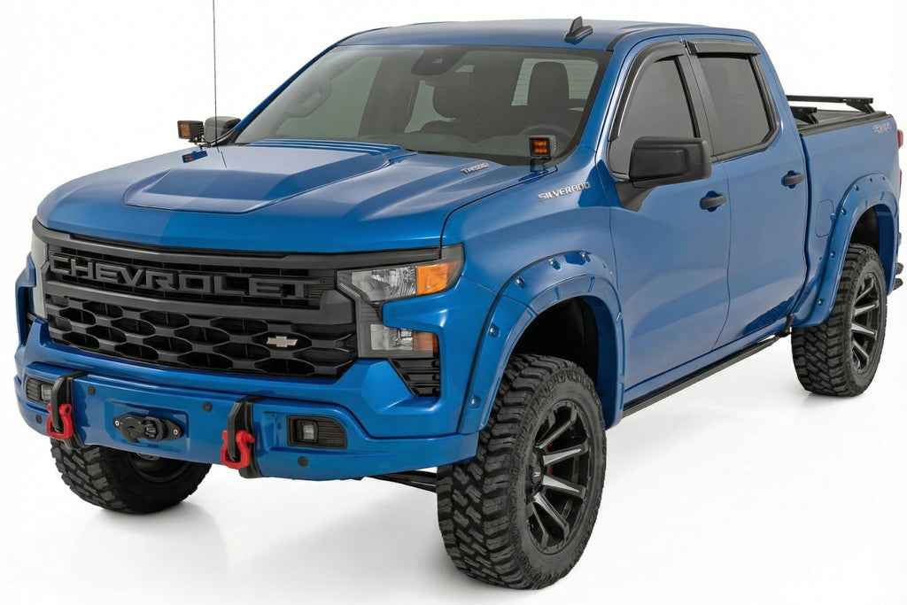 Front FXS Bumper | 12000S | GA0 North Sky Blue | Chevy Silverado 1500 (23-26)