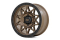 Rough Country 78 Series Wheel | Simulated Beadlock | Bronze/Black | 18x9 | 8x170 | -12mm