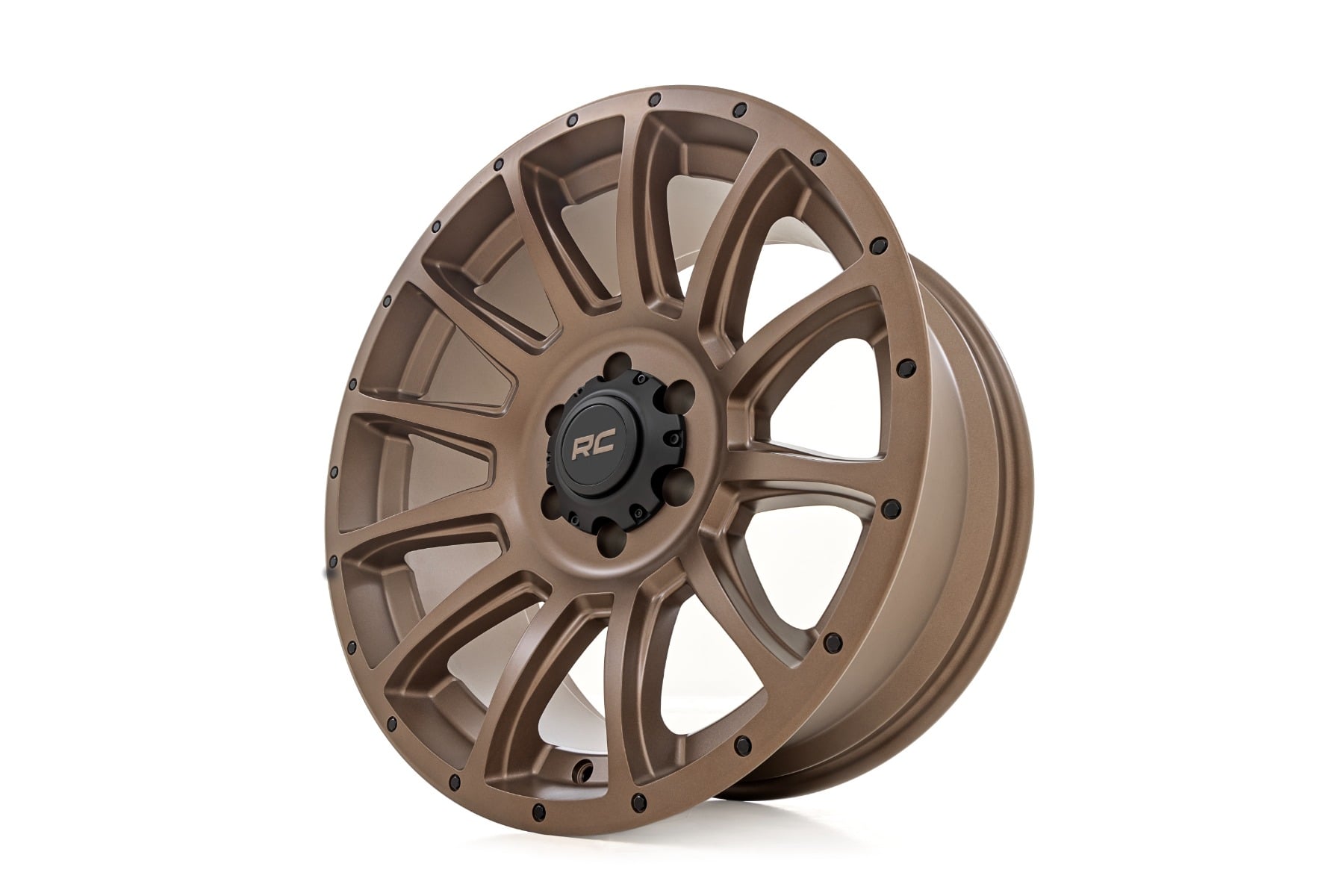 Rough Country 90 Series Wheel | One-Piece | Bronze | 18x9 | 5x5 | -12mm