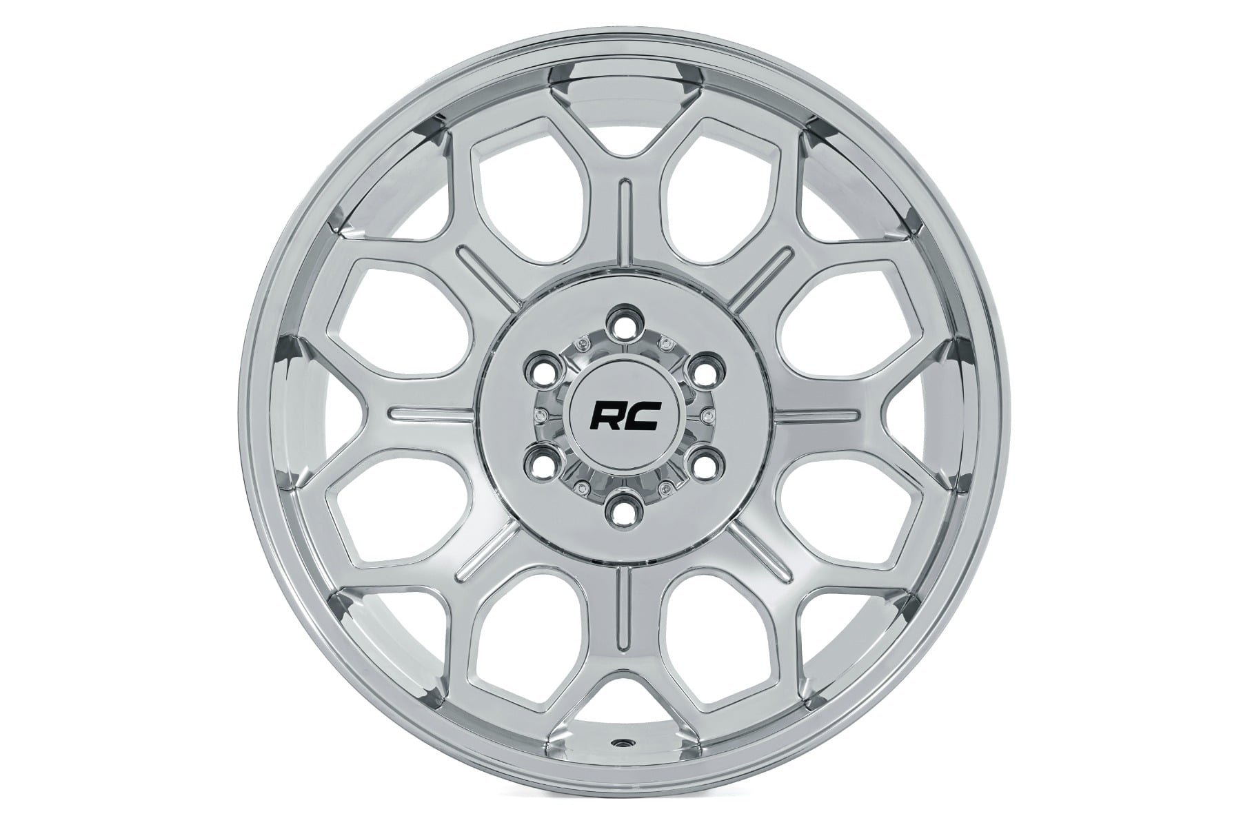 Rough Country 77 Series Wheel | One-Piece | Chrome | 20x9 | 6x5.5 | -12mm