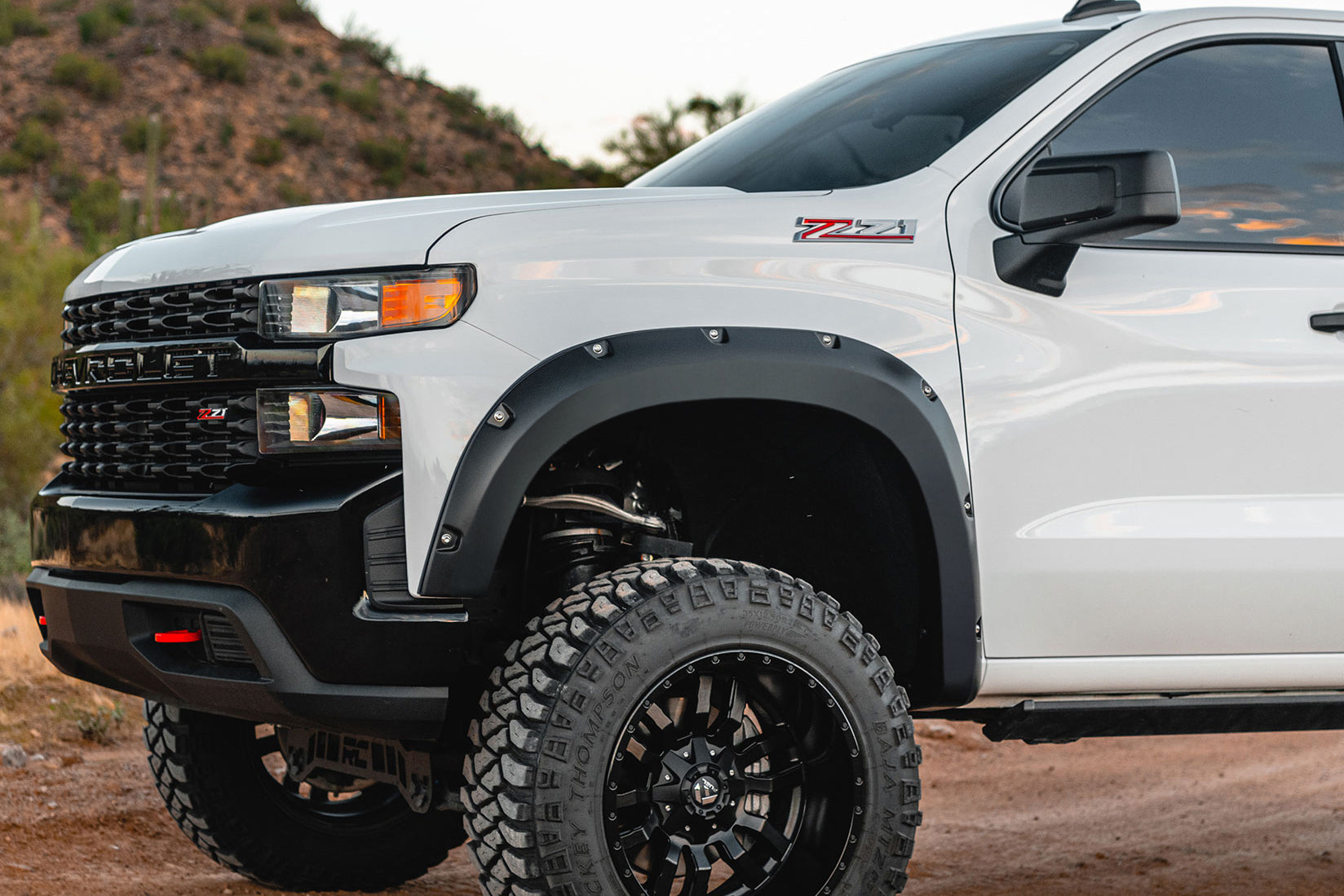 Pocket Fender Flares | GXD Sterling Grey Metallic | Chevy Silverado 1500 (22-26)