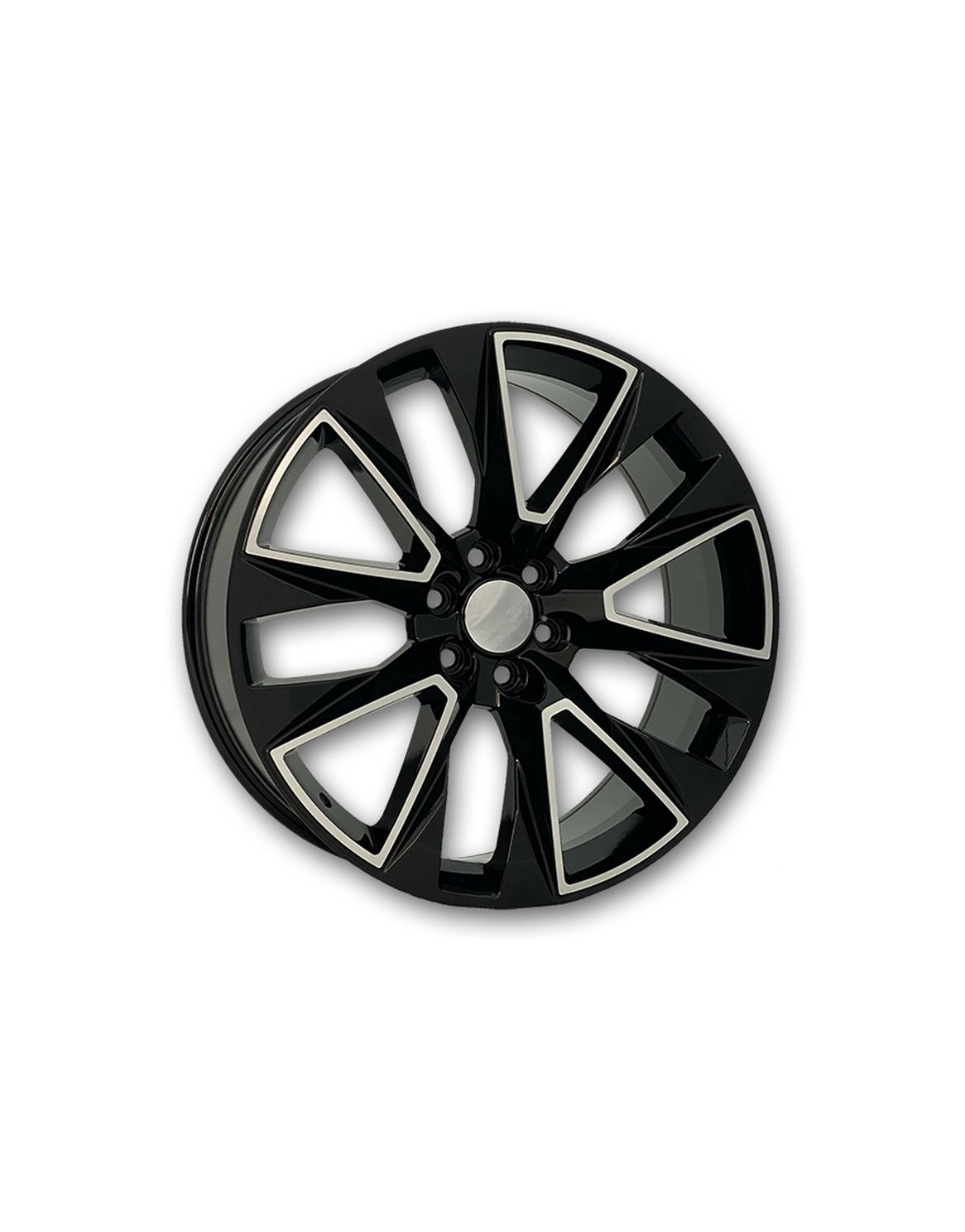 Chevy Black/Machined Wheel 24x10 | 6x139.7 +29