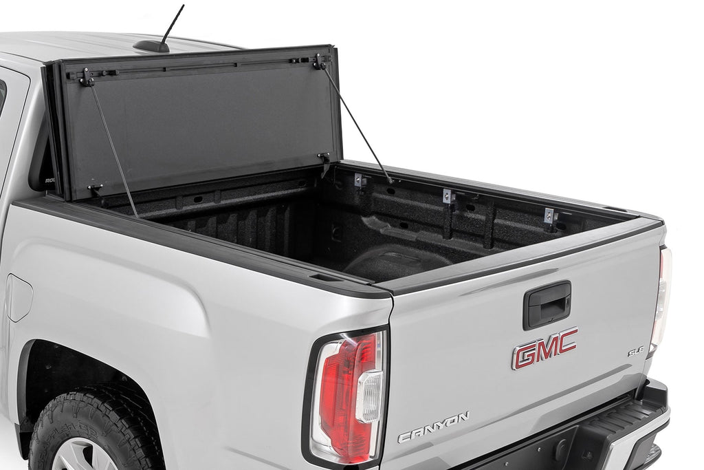 Hard Tri-Fold Flip Up Bed Cover | 6' Bed | Chevy/GMC Canyon/Colorado (15-26)