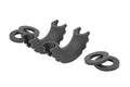 D-Ring Isolator Kit | Pair | Black