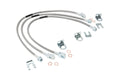 Jeep Front & Rear Stainless Steel Brake Lines | 4-6in Lifts (XJ/YJ/TJ)