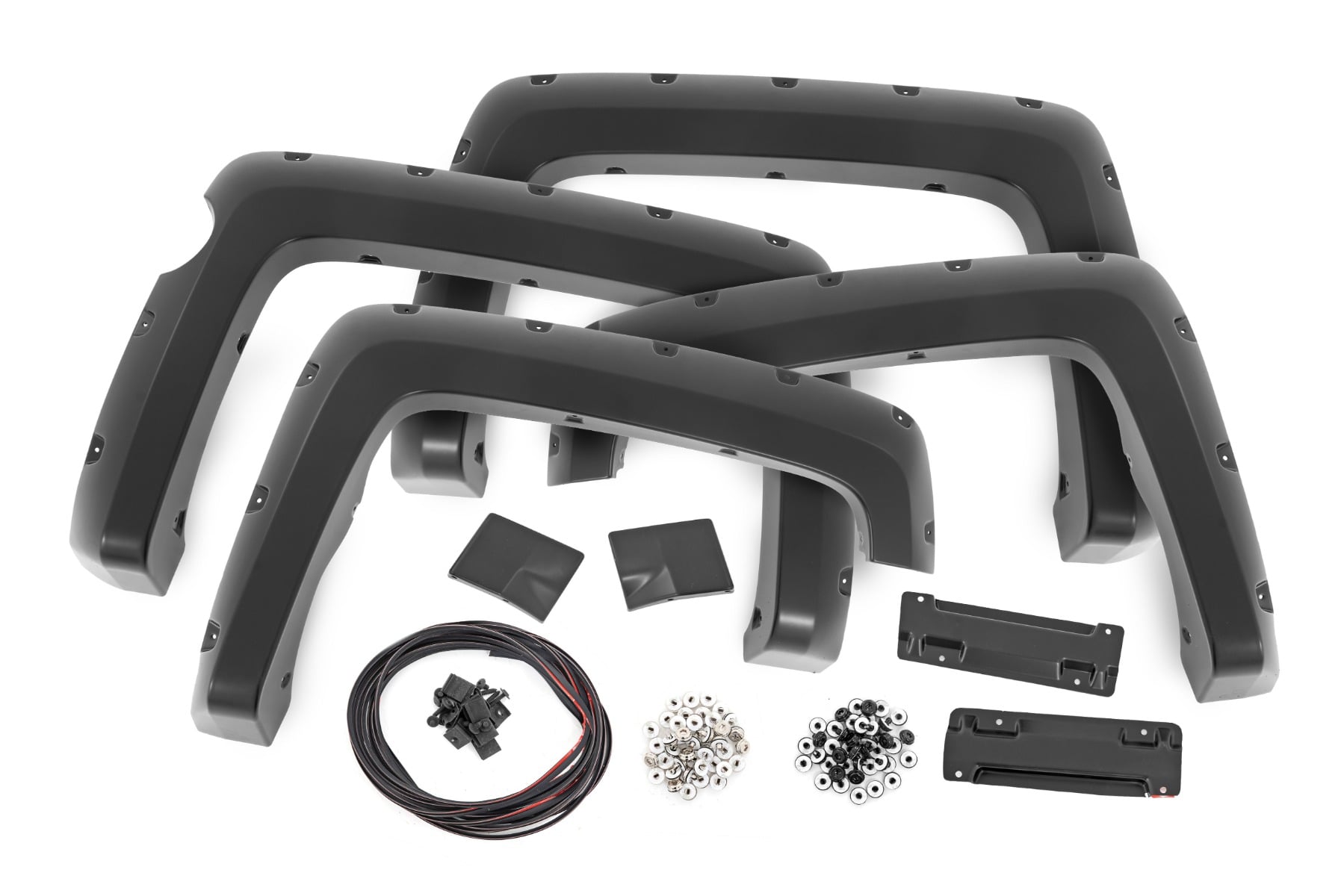 Pocket Fender Flares | 5'9" Bed | GB8 Mosaic Black | Chevy Silverado 1500 (14-18 & Classic)