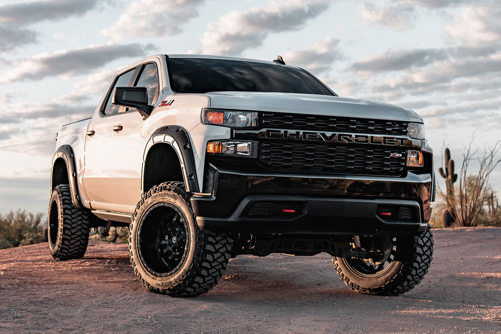 Defender Fender Flares | GPA Graphite | Chevy Silverado 1500 2WD/4WD (19-26)