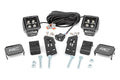 LED Light Kit | "A" Pillar Mount | 2" Black Pair | White DRL | Polaris RZR PRO XP