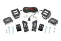 LED Light Kit | "A" Pillar Mount | 2" Black Pair | Spot | Polaris RZR PRO XP