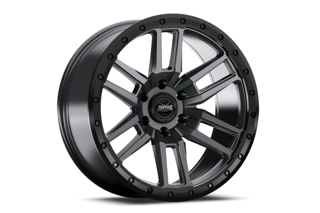 Torque Pritchett | Anthracite w/Black Lip | 17x9 | 6x5.5 | 0mm