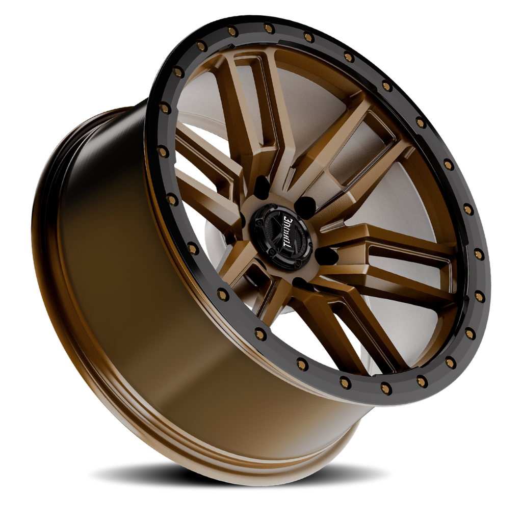 Torque Pritchett | Bronze w/Black Lip | 18x9 | 6x5.5 | -12mm